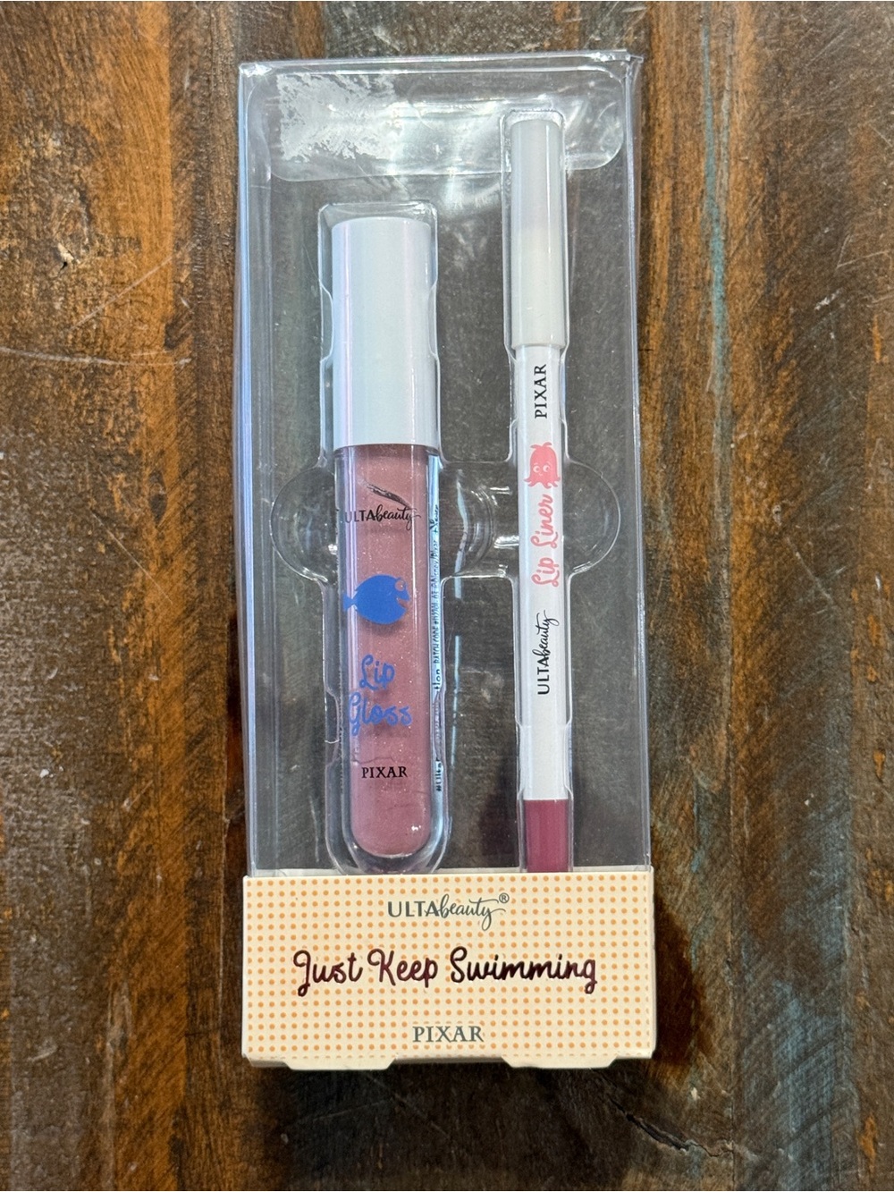 Ulta Beauty Pixar Finding Nemo Just Keep Swimming Lip Duo NIB